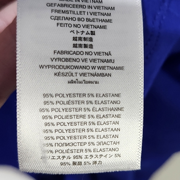 Michael Kors Women's Blue Cold Shouder Top Size 2X - Picture 6 of 9